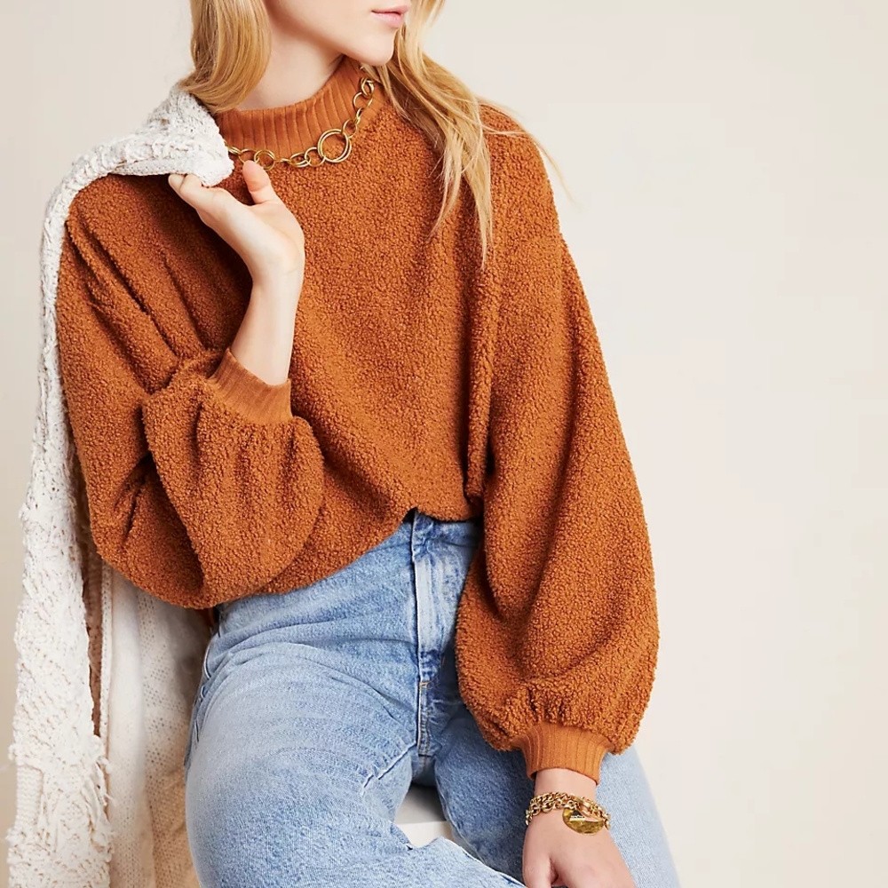 Anthropologie Heidi Sherpa Sweatshirt